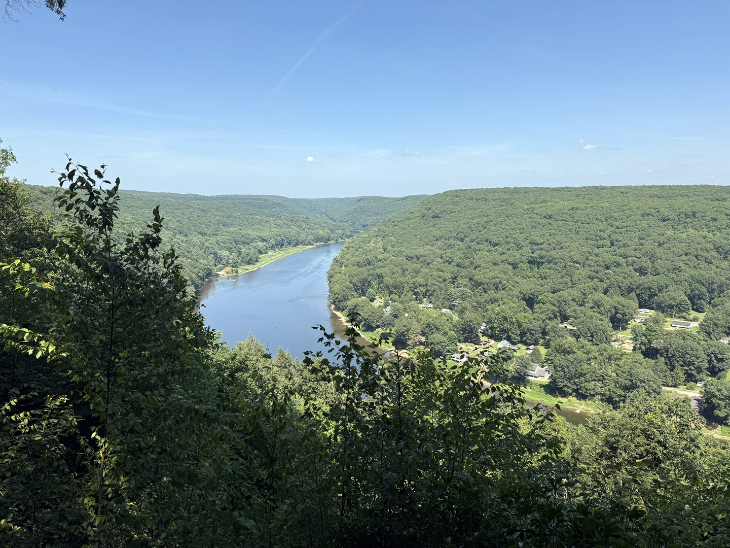 July Backpacking Turned Hike at Clear Creek State Forest: Kennerdell