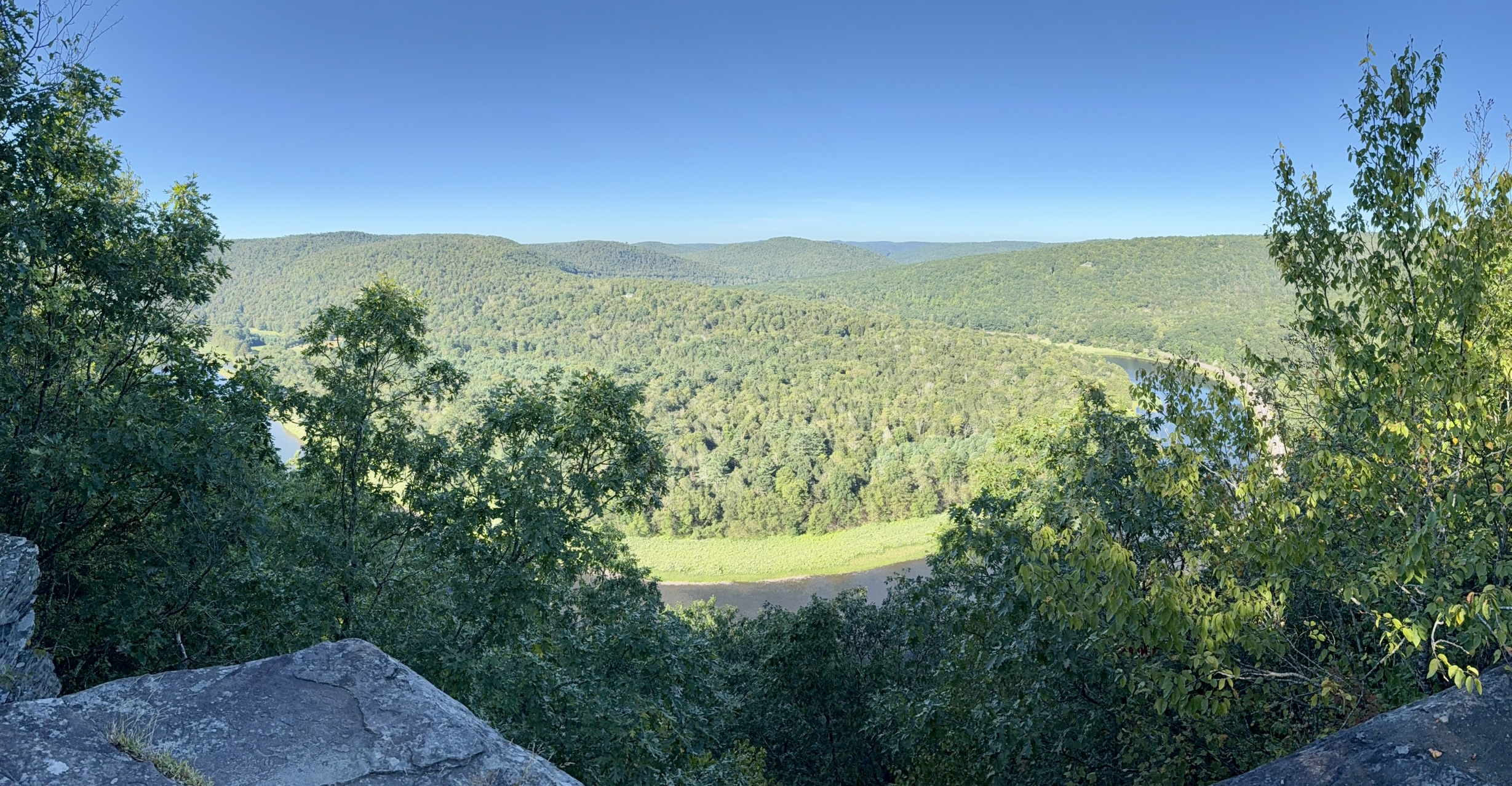 August Hike to Jensen Ledges near Hancock, NY